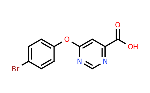 CAS 1710283-38-7 | 6-(4-Bromophenoxy)pyrimidine-4-carboxylic acid