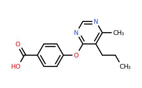 CAS 1710293-21-2 | 4-((6-Methyl-5-propylpyrimidin-4-yl)oxy)benzoic acid