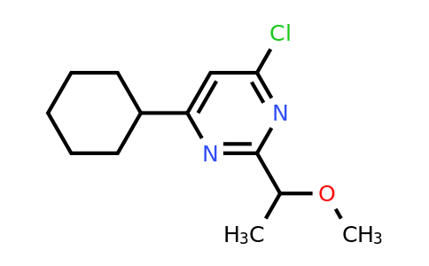 CAS 1710293-43-8 | 4-Chloro-6-cyclohexyl-2-(1-methoxyethyl)pyrimidine