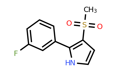 CAS 1710293-66-5 | 2-(3-Fluorophenyl)-3-(methylsulfonyl)-1H-pyrrole