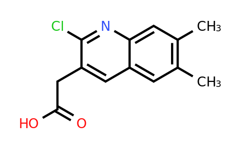 CAS 1710344-25-4 | 2-(2-Chloro-6,7-dimethylquinolin-3-yl)acetic acid