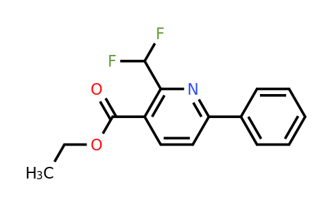 CAS 1710471-48-9 | Ethyl 2-(difluoromethyl)-6-phenylnicotinate