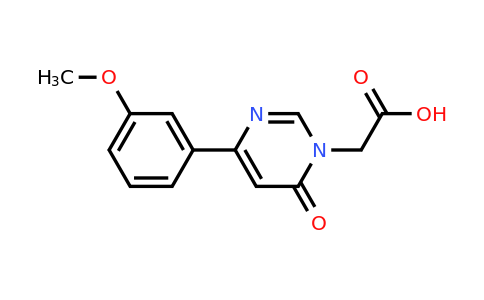 CAS 1710471-97-8 | 2-(4-(3-Methoxyphenyl)-6-oxopyrimidin-1(6H)-yl)acetic acid