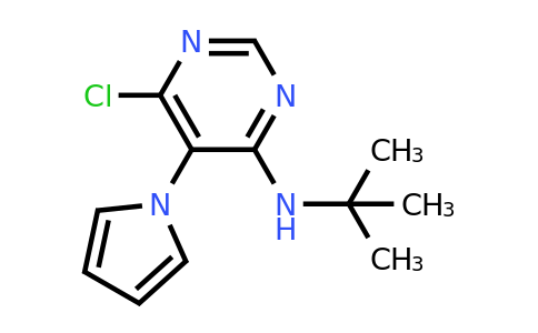 CAS 1710472-50-6 | N-(tert-Butyl)-6-chloro-5-(1H-pyrrol-1-yl)pyrimidin-4-amine