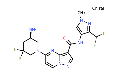 CAS 1710554-33-8 | 5-[(5R)-5-amino-3,3-difluoropiperidin-1-yl]-N-[3-(difluoromethyl)-1-methyl-1H-pyrazol-4-yl]pyrazolo[1,5-a]pyrimidine-3-carboxamide