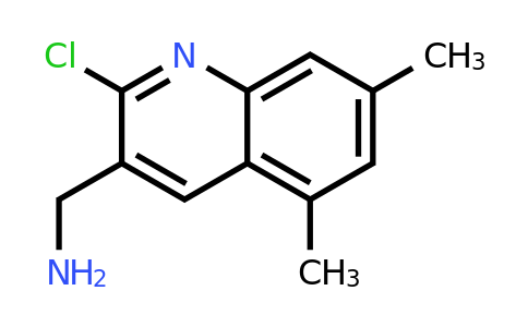 CAS 1710643-97-2 | (2-Chloro-5,7-dimethylquinolin-3-yl)methanamine