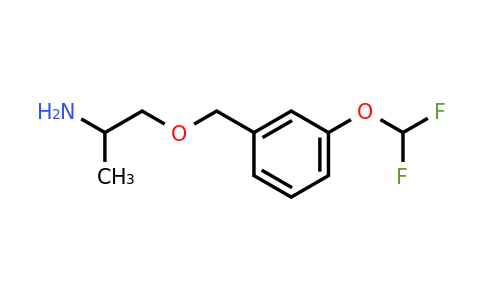 CAS 1710644-27-1 | 1-{[3-(difluoromethoxy)phenyl]methoxy}propan-2-amine