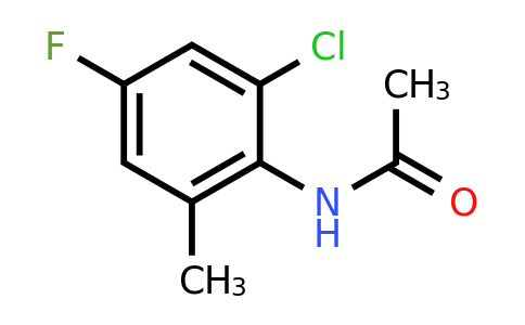 CAS 1710696-26-6 | N-(2-Chloro-4-fluoro-6-methylphenyl)acetamide