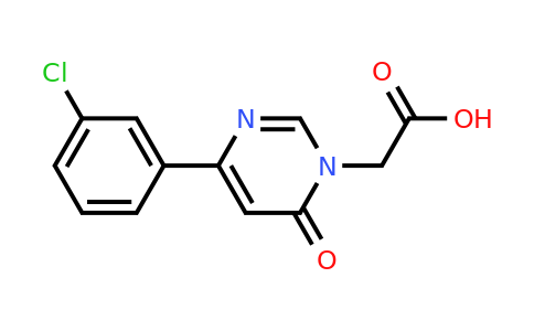 CAS 1710833-96-7 | 2-(4-(3-Chlorophenyl)-6-oxopyrimidin-1(6H)-yl)acetic acid