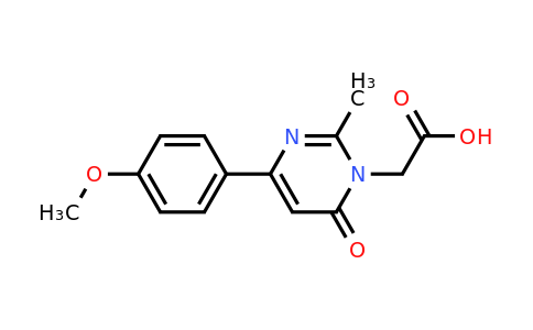 CAS 1710833-99-0 | 2-(4-(4-Methoxyphenyl)-2-methyl-6-oxopyrimidin-1(6H)-yl)acetic acid