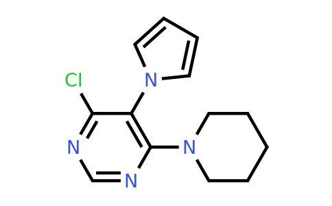 CAS 1710834-30-2 | 4-Chloro-6-(piperidin-1-yl)-5-(1H-pyrrol-1-yl)pyrimidine