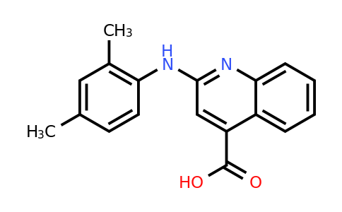CAS 171204-19-6 | 2-((2,4-Dimethylphenyl)amino)quinoline-4-carboxylic acid
