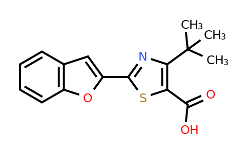 CAS 1712797-91-5 | 2-(1-benzofuran-2-yl)-4-tert-butyl-1,3-thiazole-5-carboxylic acid
