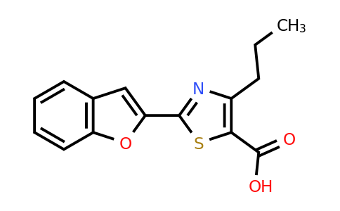 CAS 1712798-20-3 | 2-(1-benzofuran-2-yl)-4-propyl-1,3-thiazole-5-carboxylic acid