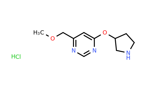 CAS 1713163-34-8 | 4-(Methoxymethyl)-6-(pyrrolidin-3-yloxy)pyrimidine hydrochloride