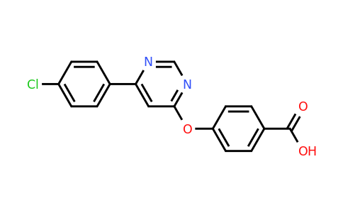 CAS 1713174-06-1 | 4-((6-(4-Chlorophenyl)pyrimidin-4-yl)oxy)benzoic acid