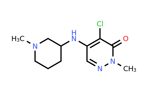CAS 1713450-93-1 | 4-Chloro-2-methyl-5-((1-methylpiperidin-3-yl)amino)pyridazin-3(2H)-one