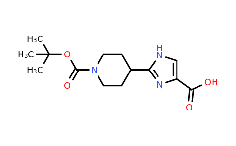 CAS 1713463-39-8 | 2-{1-[(tert-butoxy)carbonyl]piperidin-4-yl}-1H-imidazole-4-carboxylic acid
