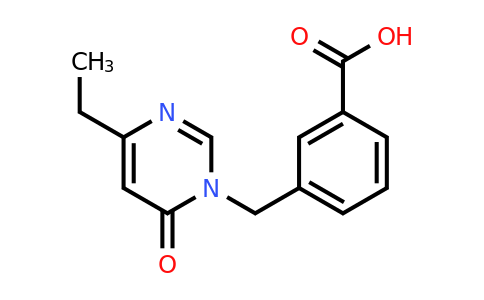 CAS 1713588-22-7 | 3-((4-Ethyl-6-oxopyrimidin-1(6H)-yl)methyl)benzoic acid