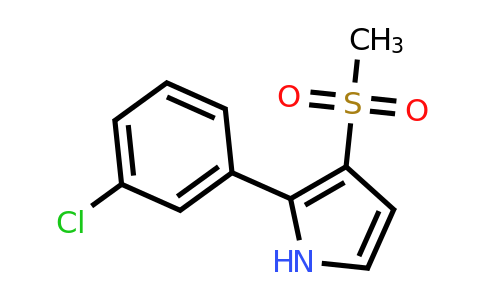CAS 1713588-76-1 | 2-(3-Chlorophenyl)-3-(methylsulfonyl)-1H-pyrrole