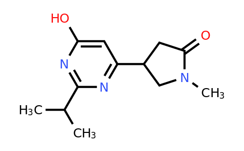 CAS 1713589-42-4 | 4-(6-Hydroxy-2-isopropylpyrimidin-4-yl)-1-methylpyrrolidin-2-one