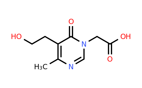 CAS 1713590-47-6 | 2-(5-(2-Hydroxyethyl)-4-methyl-6-oxopyrimidin-1(6H)-yl)acetic acid