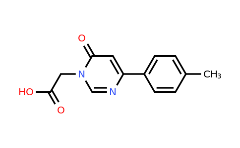 CAS 1713590-52-3 | 2-(6-Oxo-4-(p-tolyl)pyrimidin-1(6H)-yl)acetic acid