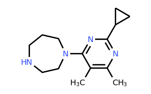 CAS 1713639-67-8 | 1-(2-Cyclopropyl-5,6-dimethylpyrimidin-4-yl)-1,4-diazepane
