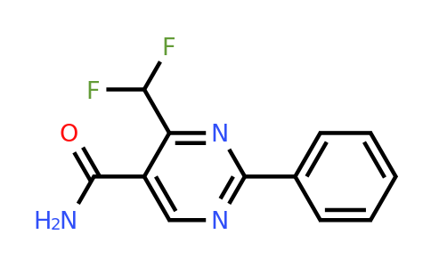CAS 1713713-45-1 | 4-(Difluoromethyl)-2-phenylpyrimidine-5-carboxamide