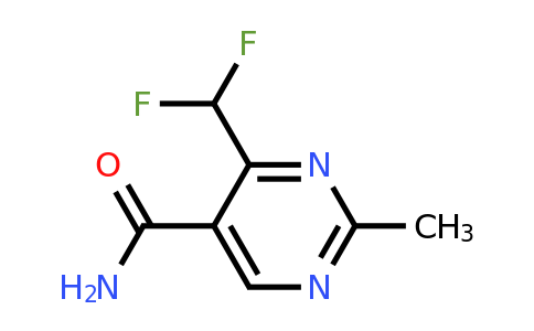 CAS 1713713-51-9 | 4-(Difluoromethyl)-2-methylpyrimidine-5-carboxamide