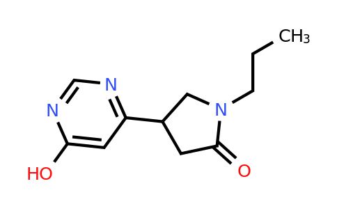 CAS 1713714-05-6 | 4-(6-Hydroxypyrimidin-4-yl)-1-propylpyrrolidin-2-one