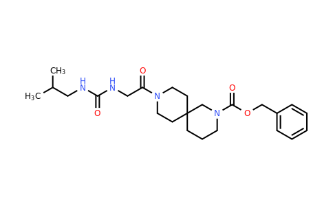 CAS 1714144-92-9 | benzyl 9-[2-(isobutylcarbamoylamino)acetyl]-2,9-diazaspiro[5.5]undecane-2-carboxylate