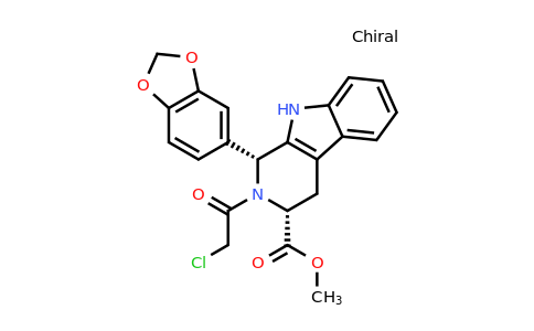 CAS 171489-59-1 | (1R,3R)-Methyl 1-(benzo[d][1,3]dioxol-5-yl)-2-(2-chloroacetyl)-2,3,4,9-tetrahydro-1H-pyrido[3,4-b]indole-3-carboxylate