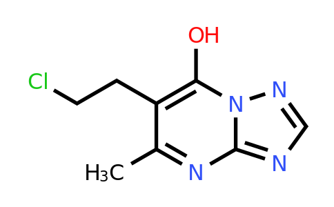CAS 171618-77-2 | 6-(2-chloroethyl)-5-methyl-[1,2,4]triazolo[1,5-a]pyrimidin-7-ol