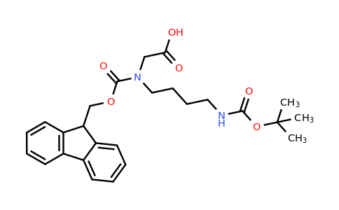 CAS 171856-09-0 | 2-((((9H-Fluoren-9-yl)methoxy)carbonyl)(4-((tert-butoxycarbonyl)amino)butyl)amino)acetic acid
