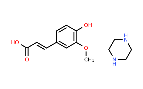 CAS 171876-65-6 | Piperazine 3-(4-hydroxy-3-methoxyphenyl)acrylate