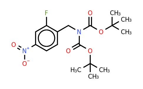 CAS 172349-08-5 | N,N-di-T-BOC-(2-fluoro-4-nitrophenyl)methanamine