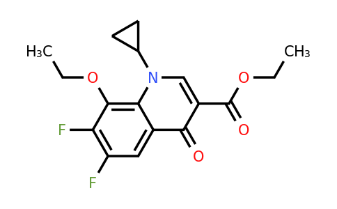 CAS 172602-83-4 | Ethyl 1-cyclopropyl-8-ethoxy-6,7-difluoro-4-oxo-1,4-dihydroquinoline-3-carboxylate