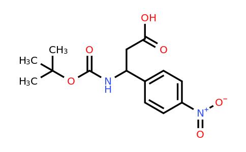 CAS 172833-36-2 | 3-Tert-butoxycarbonylamino-3-(4-nitro-phenyl)-propionic acid