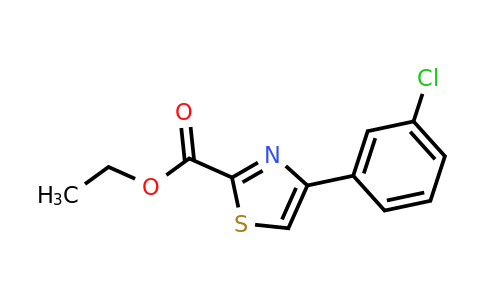 CAS 172848-61-2 | 4-(3-Chloro-phenyl)-thiazole-2-carboxylic acid ethyl ester