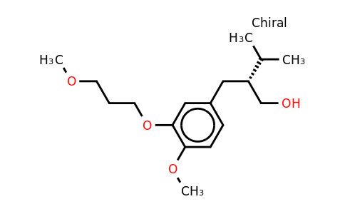 Benzenepropanol, 4-methoxy-3-(3-methoxypropoxy)-B-(1-methylethyl)-, (BR)-