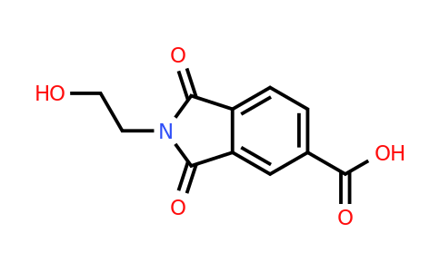 CAS 17329-32-7 | 2-(2-Hydroxyethyl)-1,3-dioxoisoindoline-5-carboxylic acid