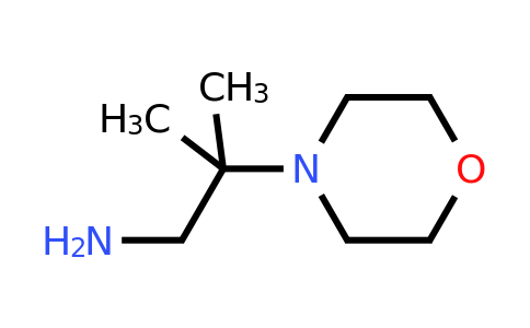 CAS 173336-43-1 | 2-methyl-2-(morpholin-4-yl)propan-1-amine