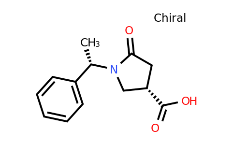 (3S)-5-oxo-1-[(1S)-1-phenylethyl]pyrrolidine-3-carboxylic acid