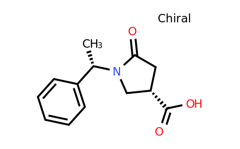 CAS 173340-19-7 | (3S)-5-oxo-1-[(1S)-1-phenylethyl]pyrrolidine-3-carboxylic acid