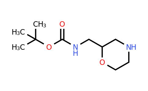 CAS 173341-02-1 | tert-butyl N-(morpholin-2-ylmethyl)carbamate