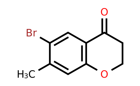 CAS 173381-62-9 | 6-bromo-7-methyl-3,4-dihydro-2H-1-benzopyran-4-one