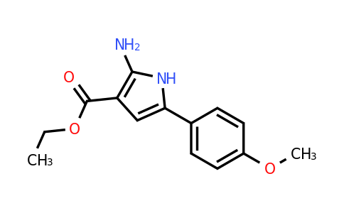 CAS 173458-92-9 | Ethyl 2-amino-5-(4-methoxyphenyl)-1H-pyrrole-3-carboxylate