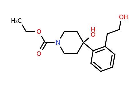 CAS 173943-92-5 | Ethyl 4-hydroxy-4-(2-(2-hydroxyethyl)phenyl)piperidine-1-carboxylate