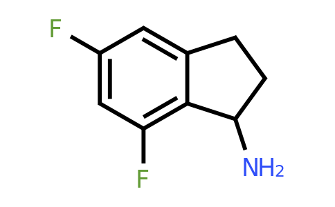 CAS 173998-72-6 | 5,7-Difluoro-2,3-dihydro-1H-inden-1-amine